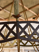 Large French wrought iron lustre