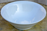 Antique French faïence bowl - white