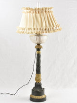 Antique bronze Empire-style lamp