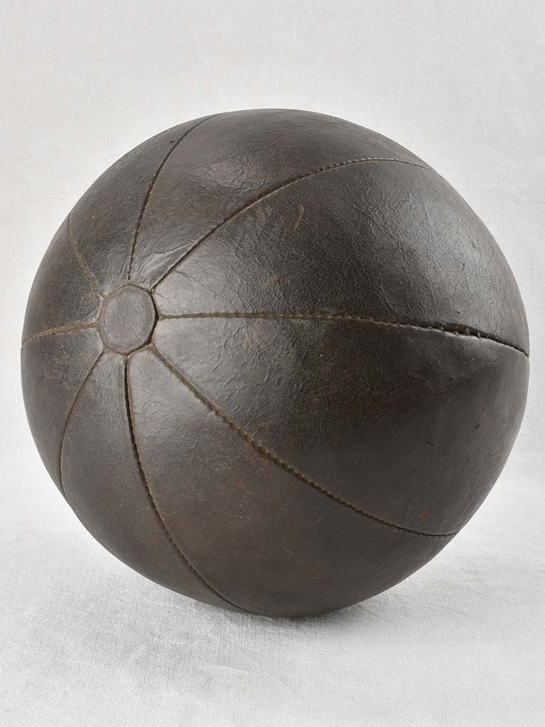 Antique French medicine ball 13½"