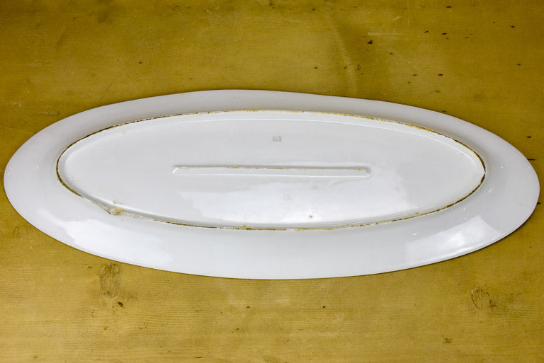 Very long vintage Limoges Fish platter
