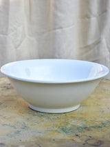 Antique French faïence bowl - white