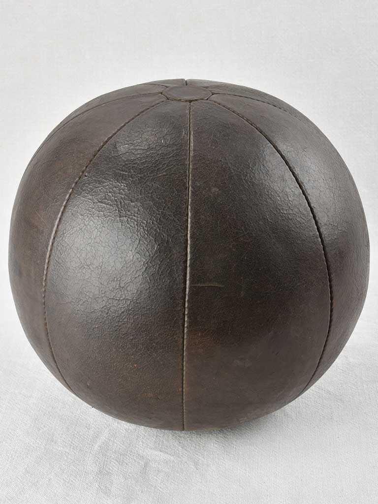 Antique French medicine ball 13½"