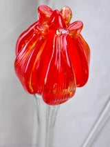Collection of six 1960's Murano glass flowers 20"