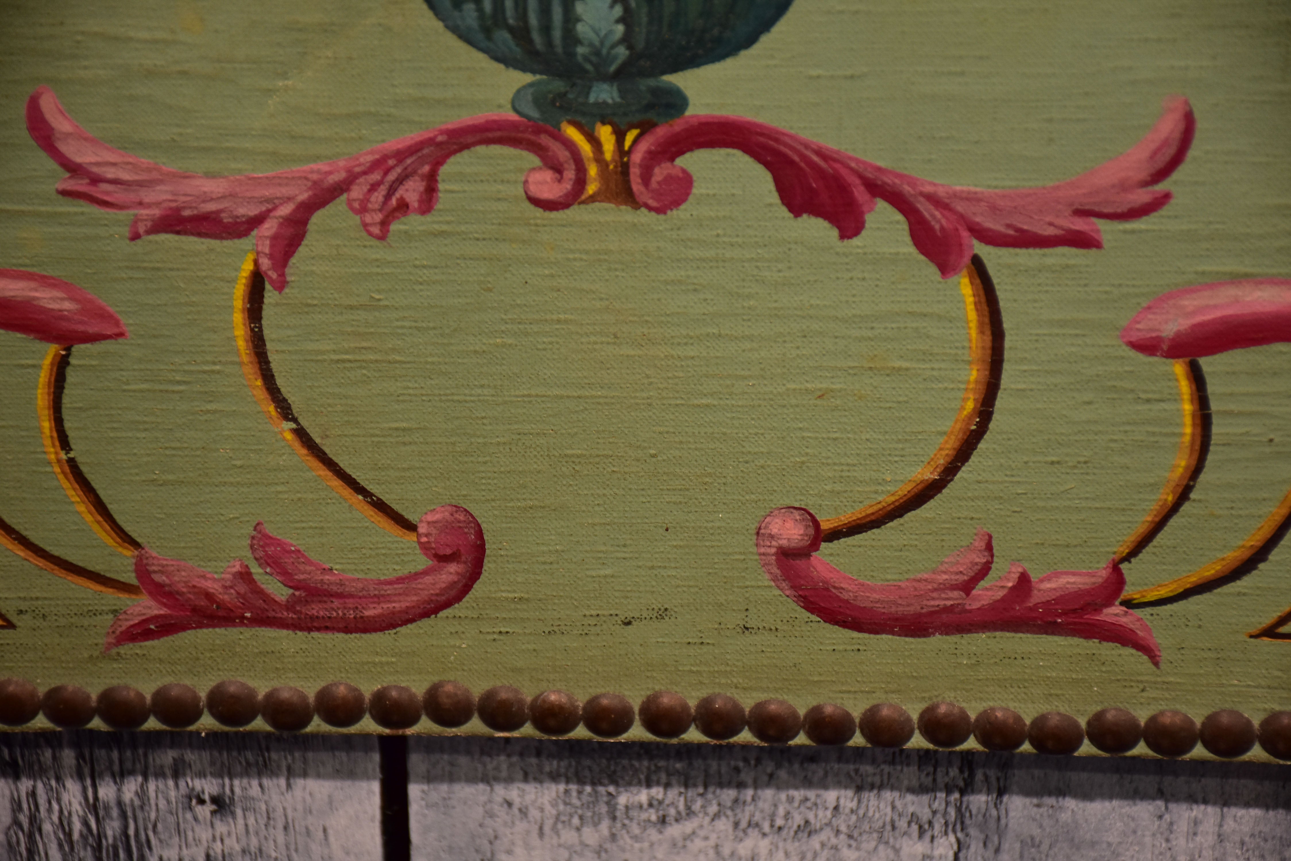 Antique French Triptych - oil on canvas