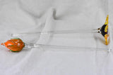 Collection of six 1960's Murano glass flowers 20"