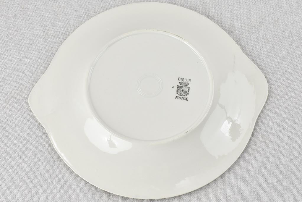 13 piece Digoin fish service, 1950s