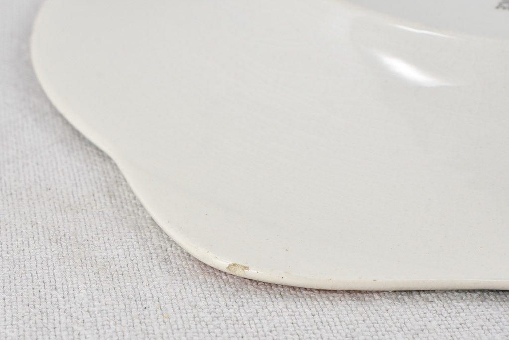 13 piece Digoin fish service, 1950s