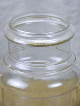 Pair of large glass jars with lids - 1950's