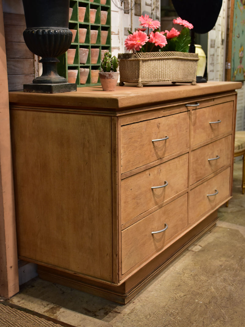 Vintage French drawers - blonde oak