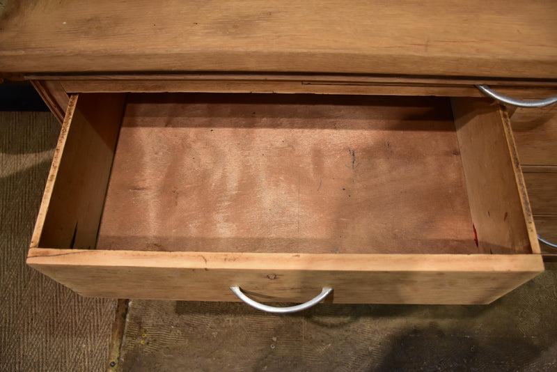 Vintage French drawers - blonde oak