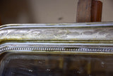 19th century Louis Philippe mirror with silver leaf frame and running pearl 26¾" x 41"