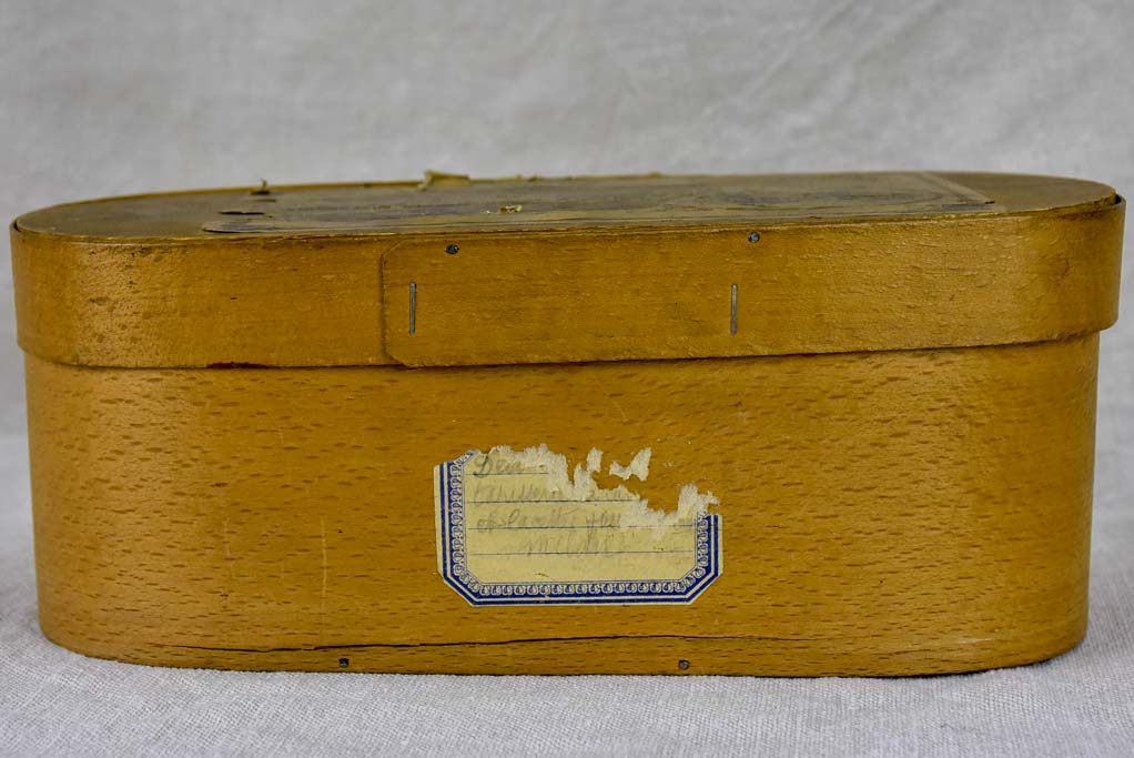 Antique oval box - madelines and macarons 14¼" x 5½"