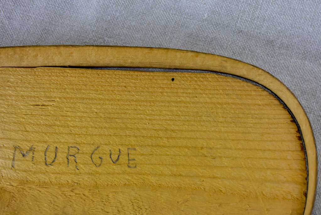 Antique oval box - madelines and macarons 14¼" x 5½"