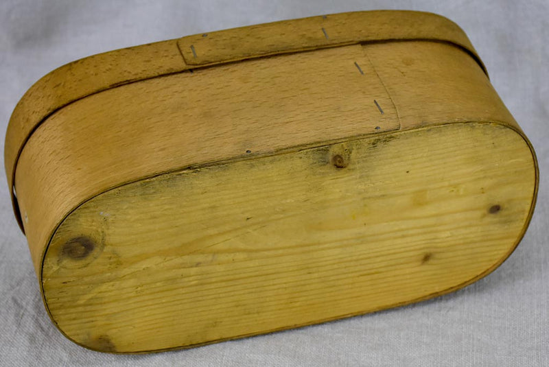 Antique oval box - madelines and macarons 14¼" x 5½"