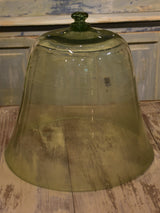 Antique French glass garden cloche bell