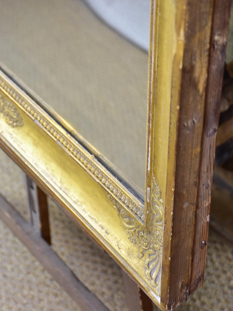 Large early 19th-century mirror with gilded frame