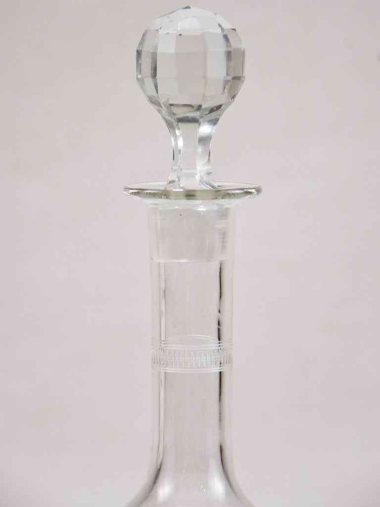Late Nineteenth-Century Glass French Carafe