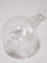 French antique carafe with engravings