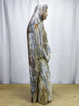 17th Century religious French sculpture of a nun