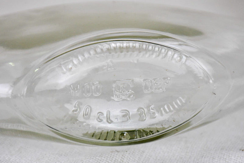 Vintage Glass bottle - type seven - flat (6 available)