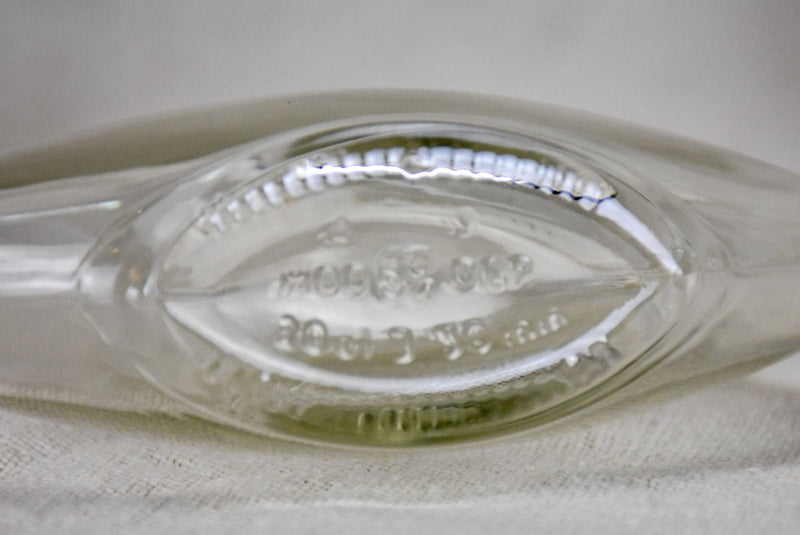 Vintage Glass bottle - type eight - small flat (2 available)