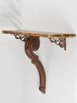 Late nineteenth-century floating wall console