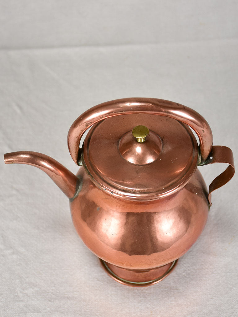 18th century Louis XVI copper water pitcher