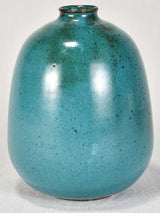 Vintage French Blue-Green Stoneware Artifact 
