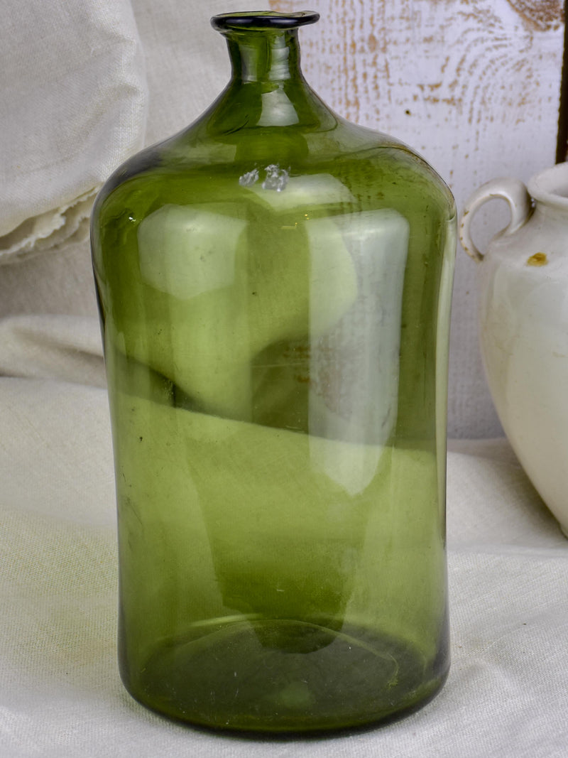18th Century French glass bottle