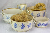 Collection of antique French Saint-Uze soup tureens and pitcher