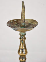 Aged Bronze French Candlestick