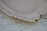 19th Century French platter - white
