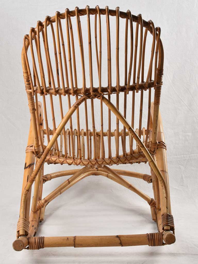 Old-world charm Italian wicker chair