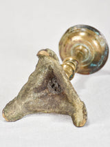 Patina-ed Scallopshell Bronze Candlestick