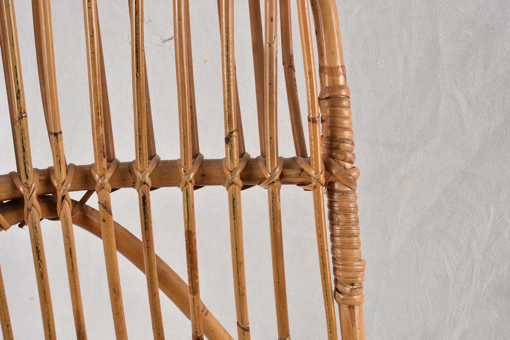 Functional vintage armchair for veranda