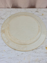 Large antique French platter - white 15"