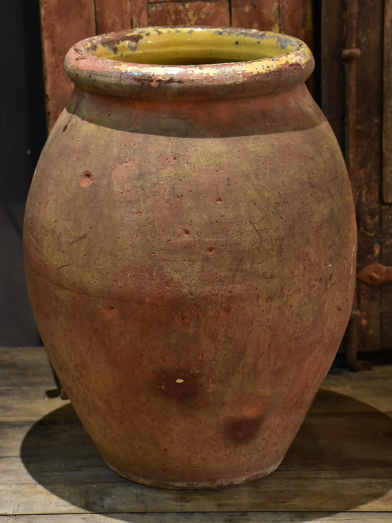 19th century French olive pot from Frejus