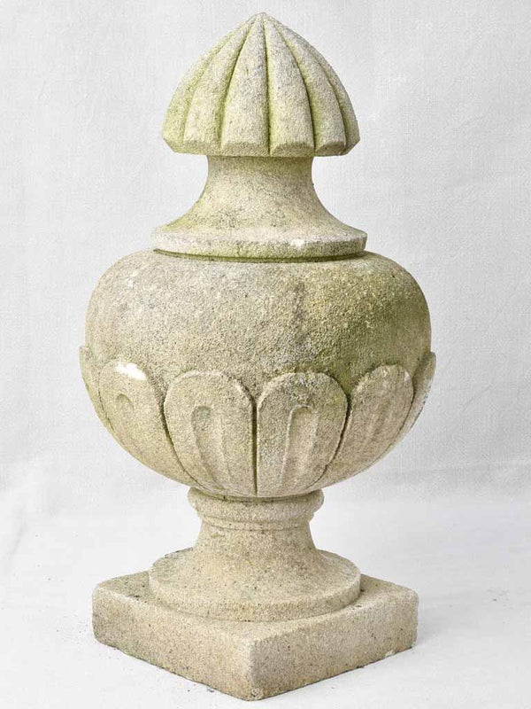 RESERVED JS Antique French stone finial 20½"