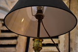 19th century French candlestick lamp
