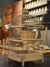 Pair of rustic antique French birdcages