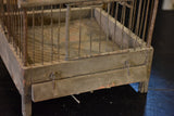 Pair of rustic antique French birdcages