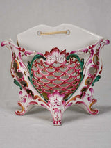 Antique Louis XV bouquetière with rustics