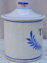 Early 20th Century French ceramic Tabac container