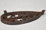 Seventeenth century artful iron holder