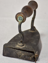 Handcrafted French decorative iron artifact