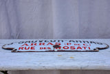Antique French enamel sign from a factory - St Sauveur Arras