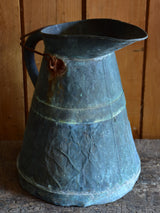 19th century Rustic French copper watering can