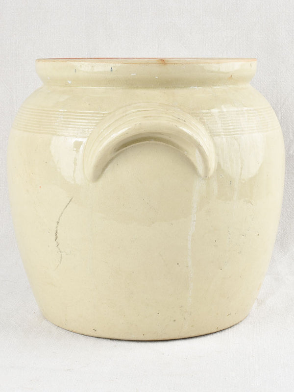 Small earthenware crock pot 12½"