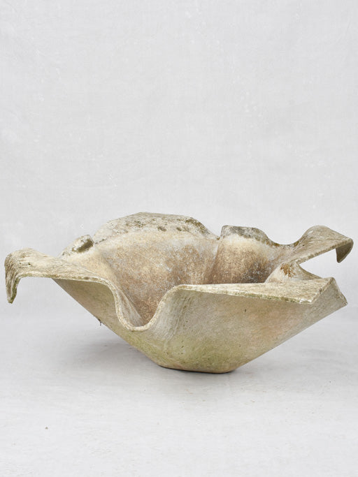 Large Willy Guhl elephant ear planter or handkerchief planter 35½"